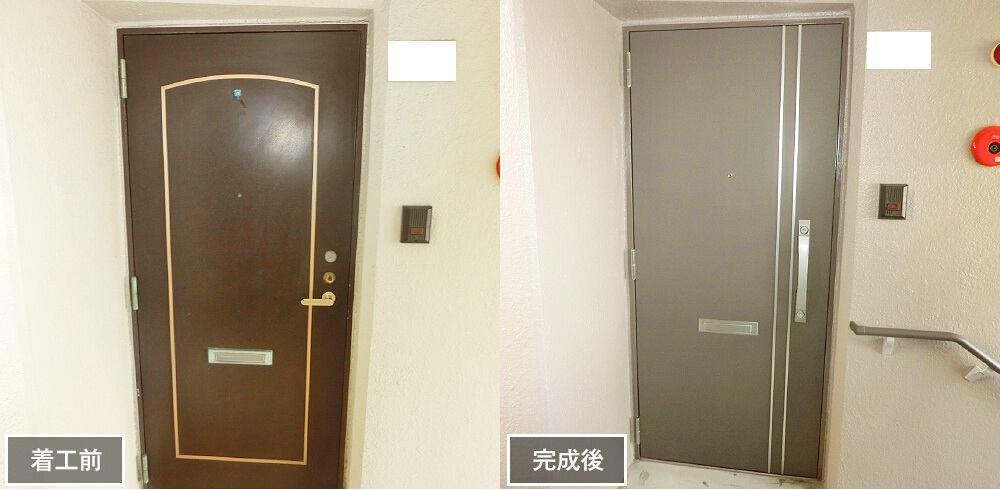 グリーンコーポ知多長浦 玄関ドア取替え