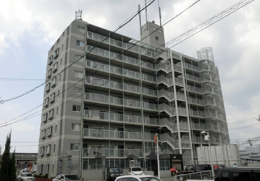 シャトレ愛松霞ヶ浦 大規模修繕工事の着工前