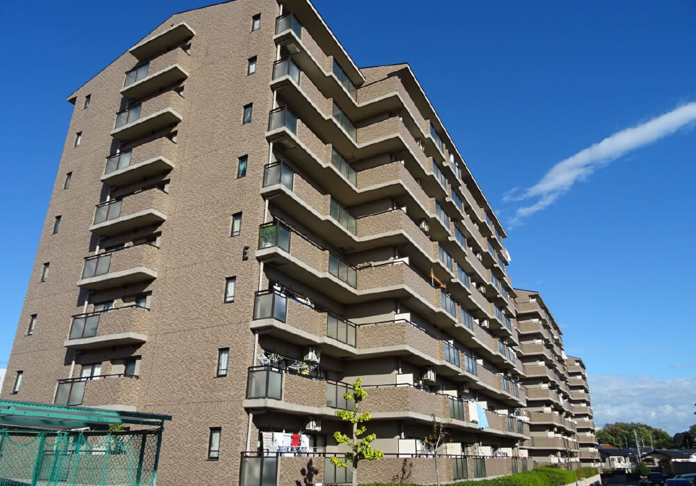 サンハイツ城山パークI 大規模修繕工事の着工前