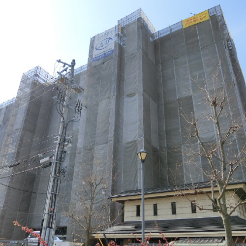 シャトレグラン知多半田 大規模修繕工事の工事中