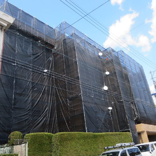 三旺マンション第3植田 大規模修繕工事の着工前