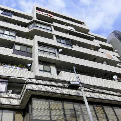 コーポラティブ仲ノ町ハウス 大規模修繕工事の完成後