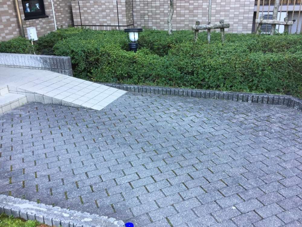 プリンスハイツ鳥居松 イメージアップ工事前（工事概要：スロープ設置）工事前