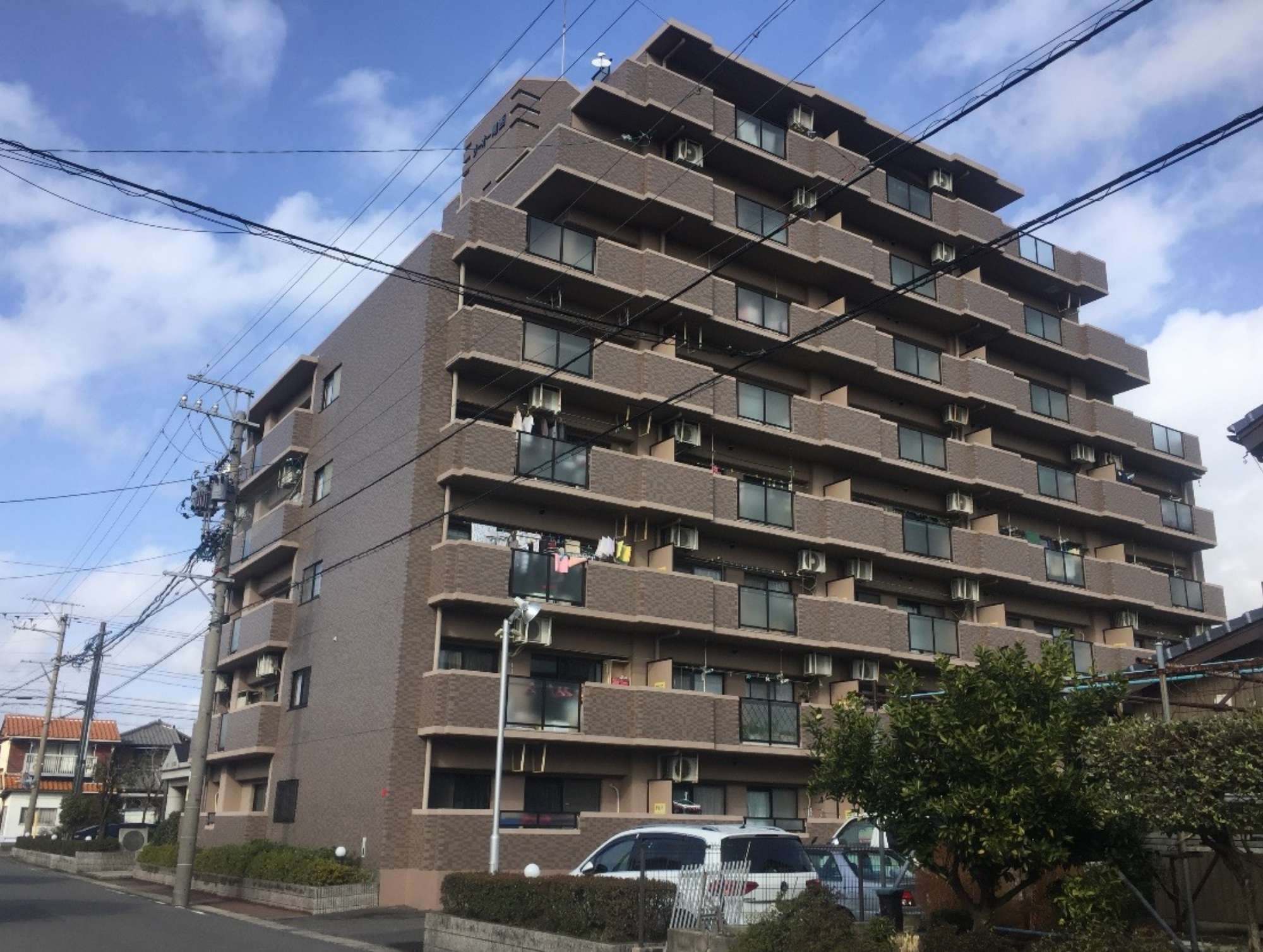 ジーオー尾西マンション 大規模修繕工事の着工前