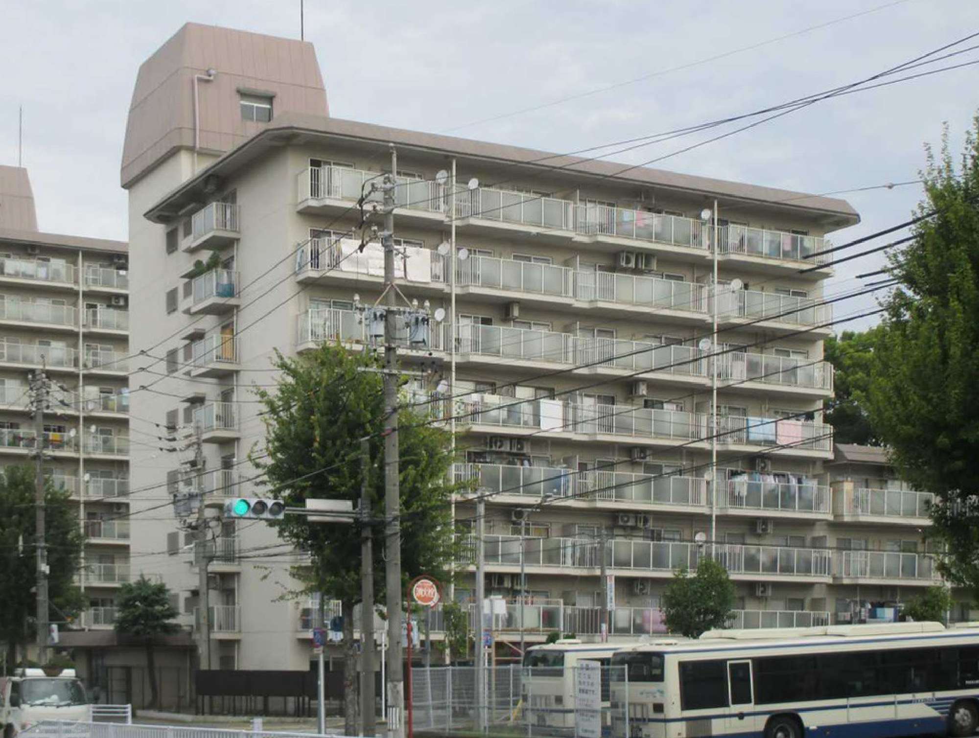 リリーハイツ田辺 大規模修繕工事の着工前