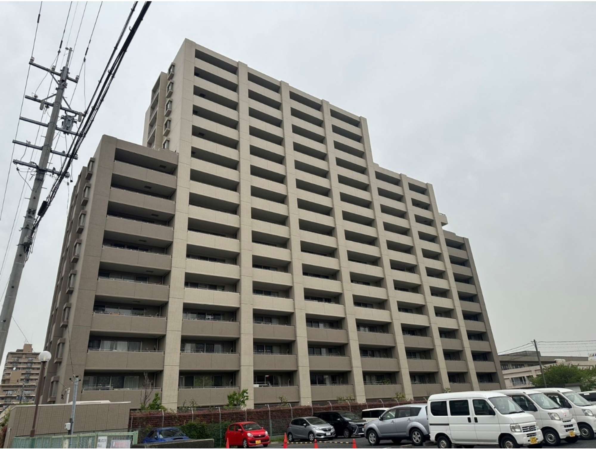 ウェリスパーク茶屋ヶ坂大規模修繕工事の着工前