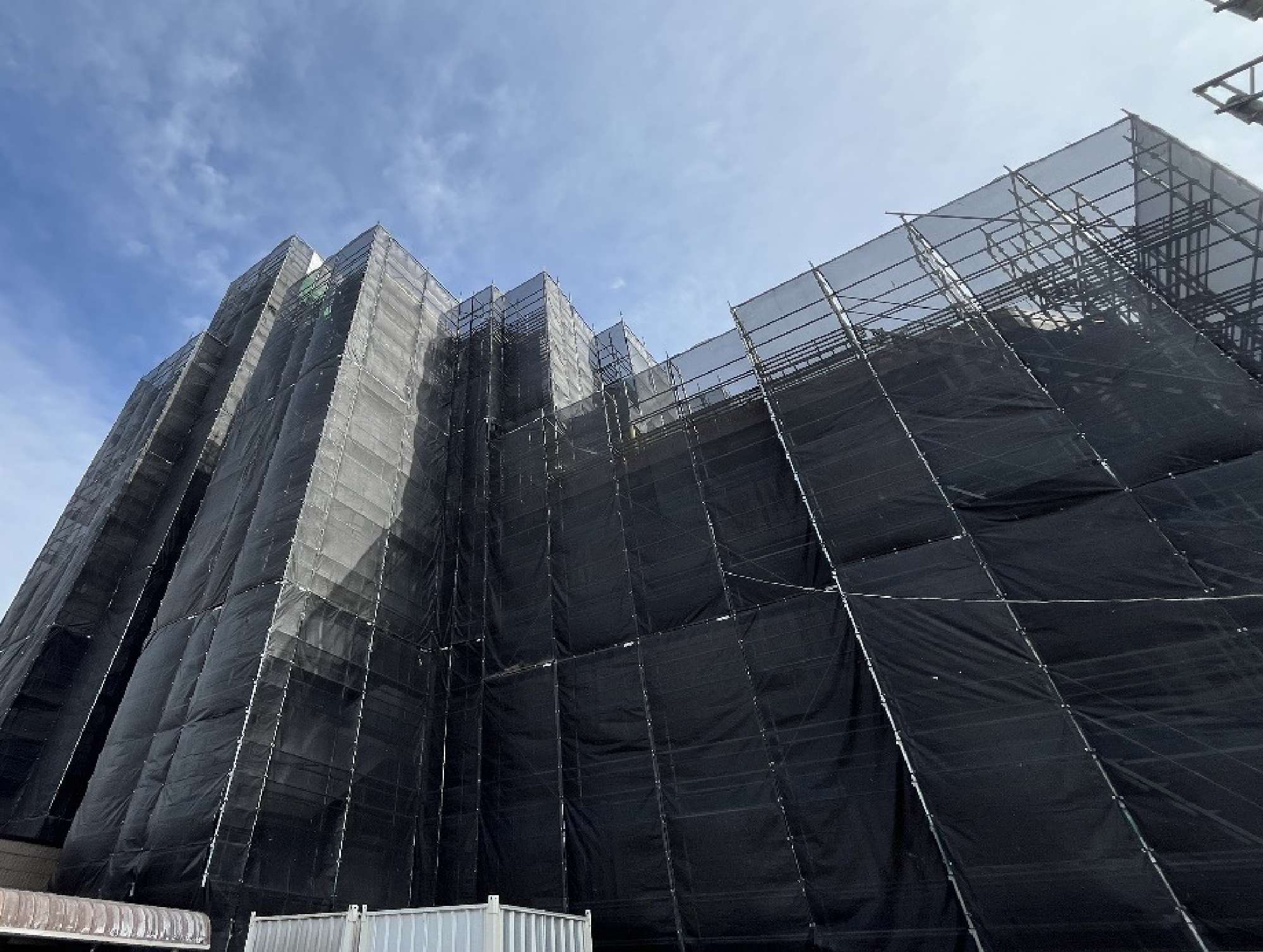 シャトレ愛松大垣大規模修繕工事の工事中