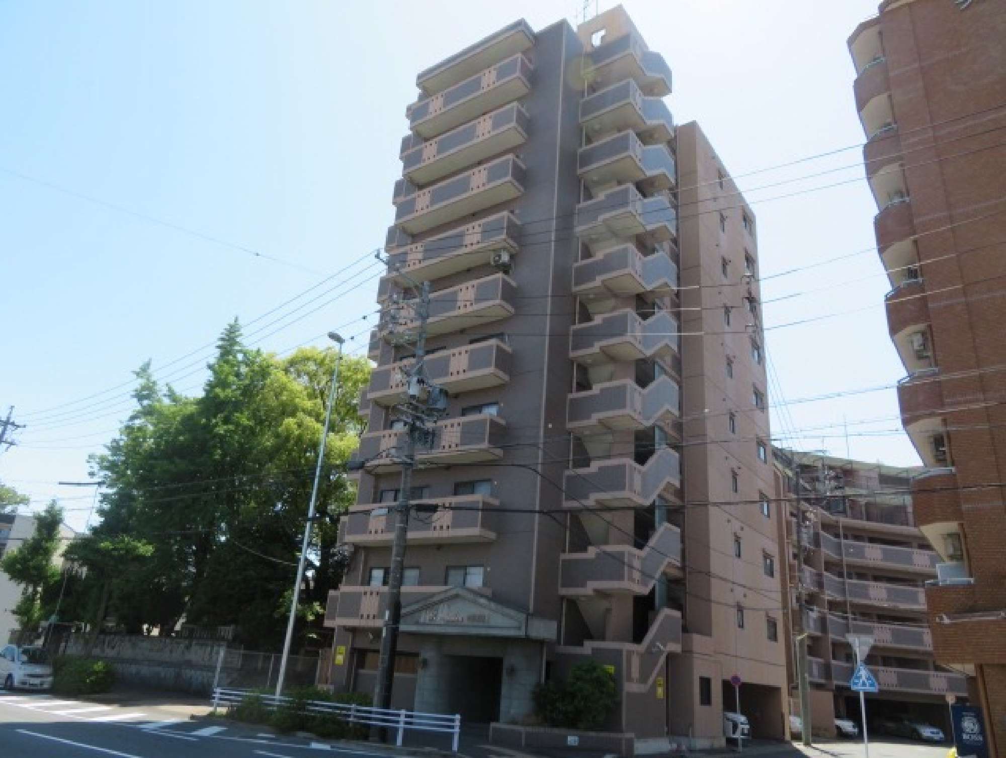 アイビーマンション内田橋南Ⅱ大規模修繕工事の工事中