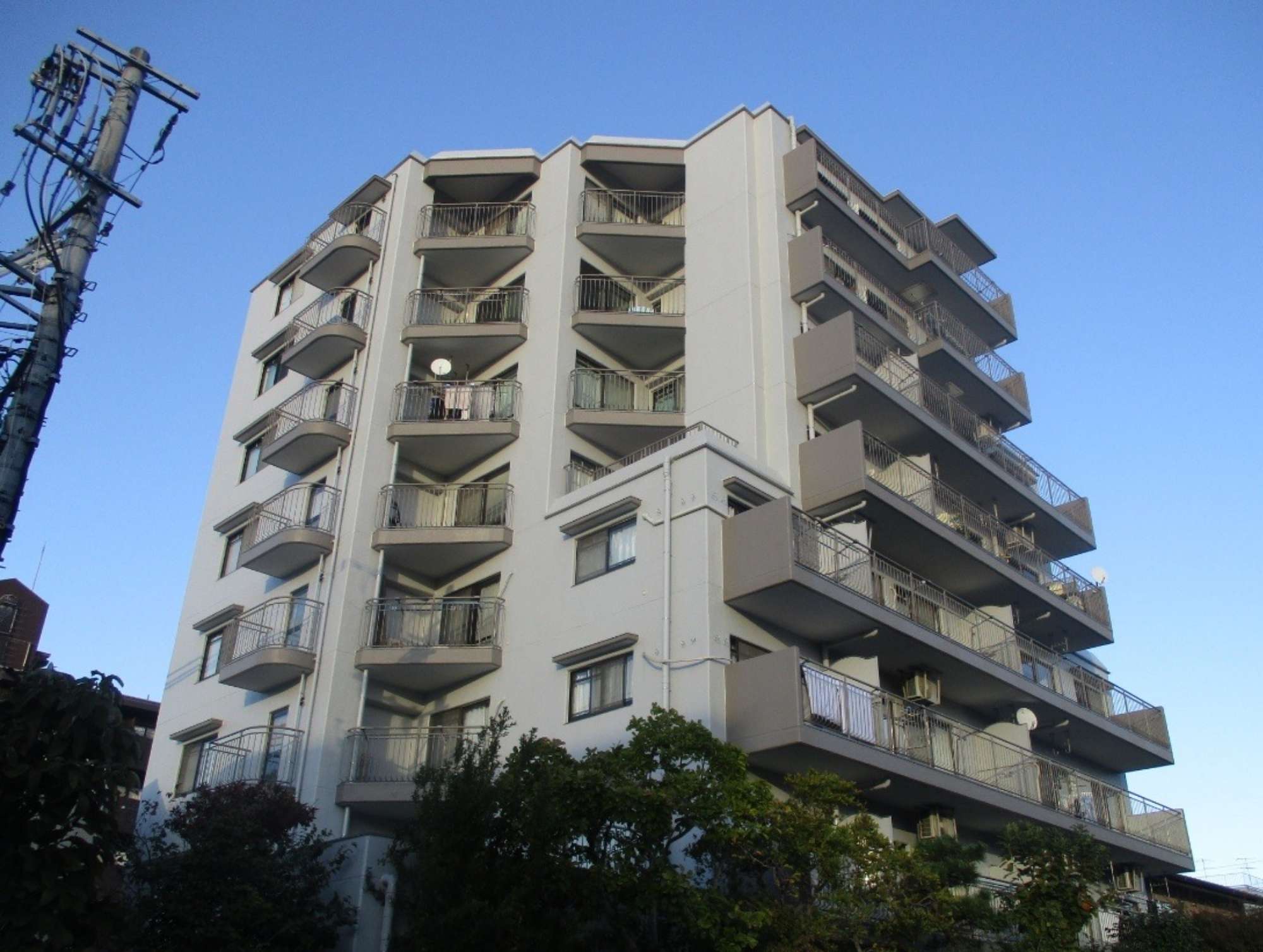 城山パークマンション 大規模修繕工事の工事中